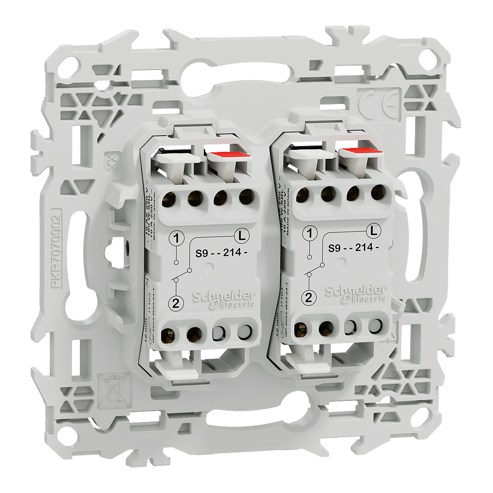 Odace double VV ou poussoir sans enjo